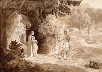 Illustration zu Gertrude of Wyoming, 1810